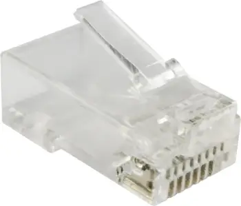 Prizë RJ45 Alantec WT117, UTP Cat.6, pass through, set 100 copë, transparente