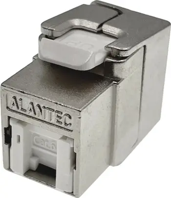 Modul Keystone Alantec MB005-1, RJ45 STP Cat 6A, PoE Plus, gri
