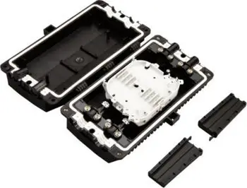 Kuti spajsi optik Alantec FOM-48K-P, 48 spajse, komplet, e zezë