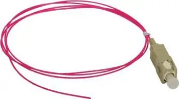 Kabllo pigtail fibër optike Alantec FOI SC, MM OM4 50/125, 1G, 2m, e gjelbër
