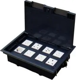 Kuti dyshemeje Alantec PP007, 8 module, thellësi e rregullueshme, gri