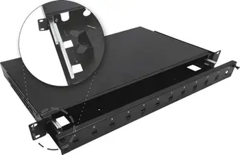 Panel optik Alantec Telescopic FOP-1U-12SCS-C-P, 12xSC simplex 12xLC duplex, 19" 1U, i zi