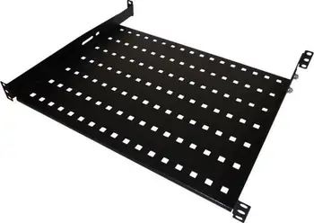 Rafte fikse për kabinet rrjeti Alantec SA P 19 1U 350, 1U, thellësi 350mm, e zezë