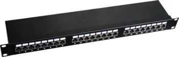 Patch panel Alantec PK-S6-1, 24 porta RJ45, Cat.6 STP, 1U 19", i zi