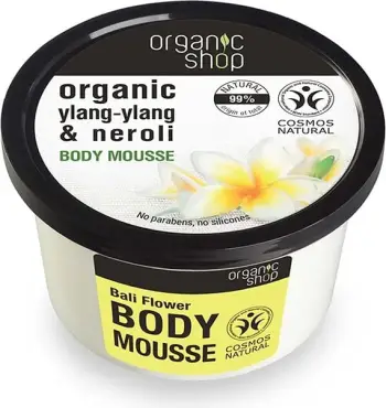 Shkumë për trup Organic Shop Flowers, 250 ml