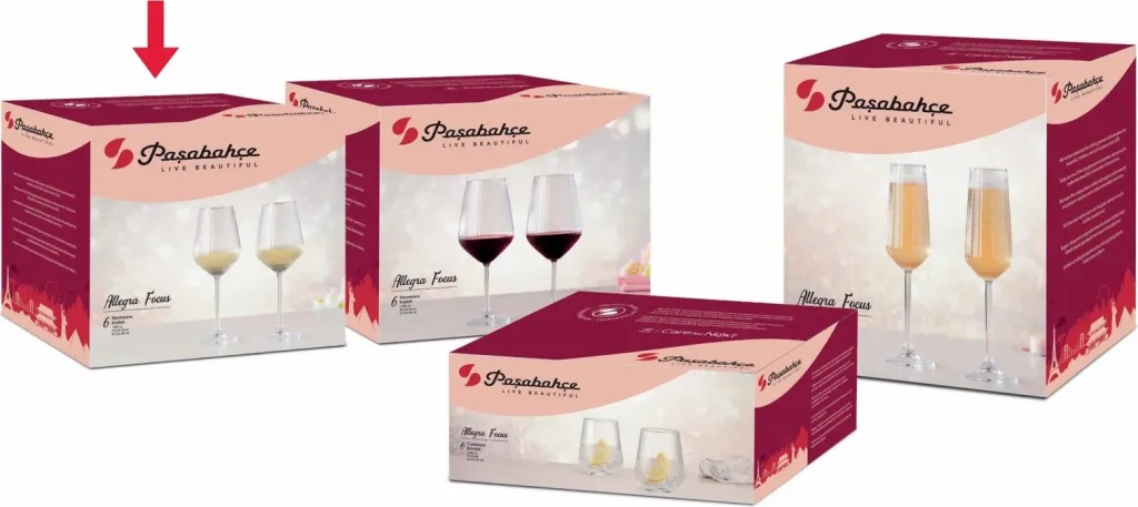Set gota Paşabahçe Allegra Focus, 6 copë, 350 ml - 4