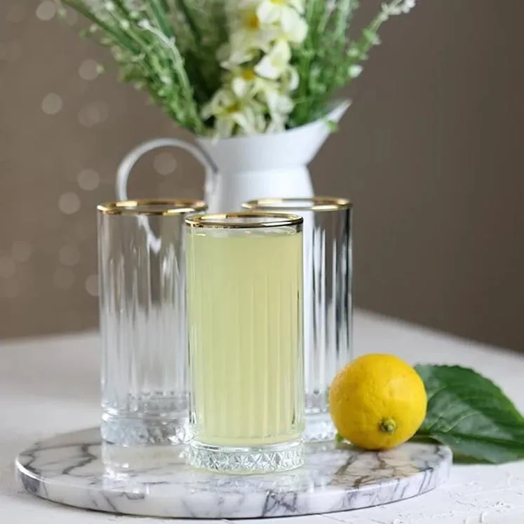 Set gota për koktej, Elysia dekor ari, 4 copë, 0.28 L - 2