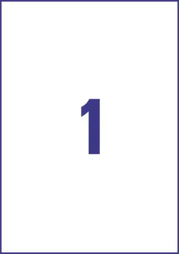 Etiketa Avery, 10 copë