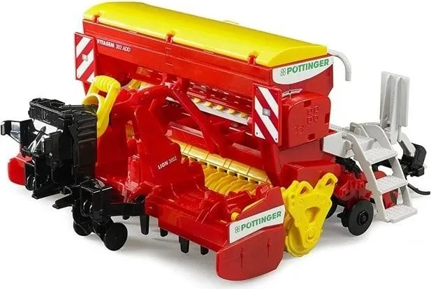 Lodër Bruder Harrow Potinger Vitasem 302ADD, e kuqe - 2