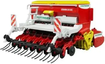 Lodër Bruder Harrow Potinger Vitasem 302ADD, e kuqe