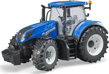 Lodër traktor Bruder New Holland, e kaltër