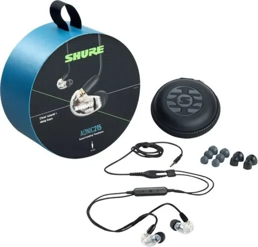 Kufje Shure AONIC 215, in-ear, transparente - 4