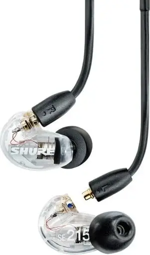 Kufje Shure AONIC 215, in-ear, transparente