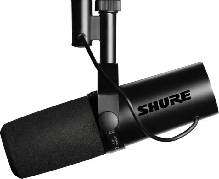 Mikrofon dinamik me parapërforcues, Shure SM7dB, XLR, i zi - 4
