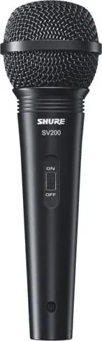 Mikrofon Shure SV200 për karaoke, i zi - 2