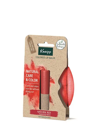 Balsam për buzë Kneipp Natural Red 3.5 g - 3