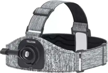 Rrip koke Telesin GP-HMS-T06 për kamera sportive, dy mbajtëse, gri