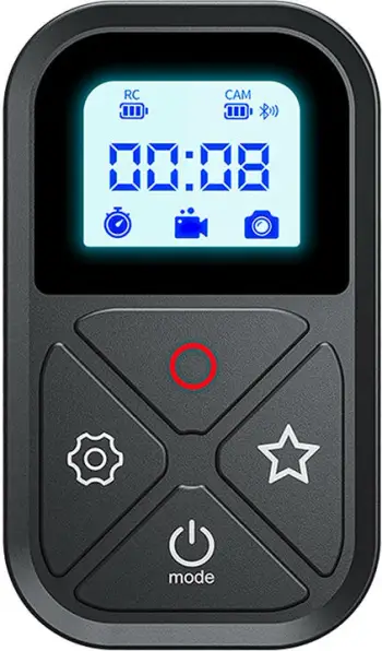 Telekomandë Bluetooth Telesin GP-RMT-T10 për GoPro Hero 10 9 8 Black Max, 80m, IP54, e zezë