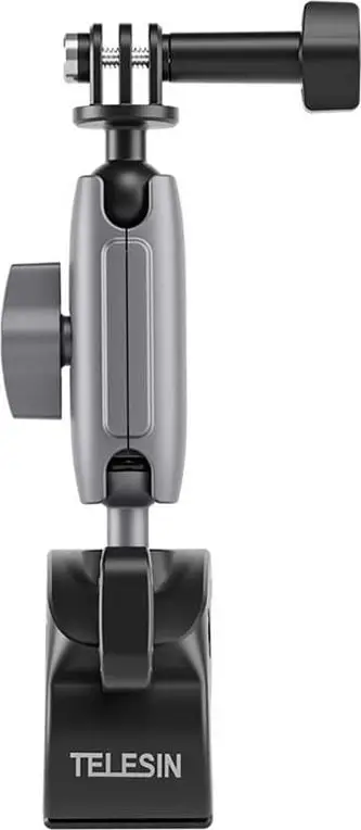 Mbajtëse kamerë Telesin GP-HBM-001, kllapë 9-38mm, rrotullim 360°, e zezë