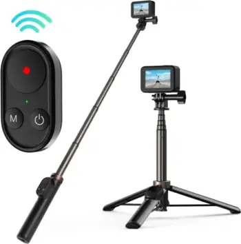 Selfie stick me tripod dhe telekomandë BT, Telesin TE-RCSS-001, 60 cm, për celular dhe GoPro, set