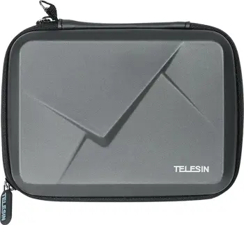 Çantë ruajtëse EVA, Telesin S6-PRC-06-TDJ, për DJI Action 3/4/5, madhësia M, gri