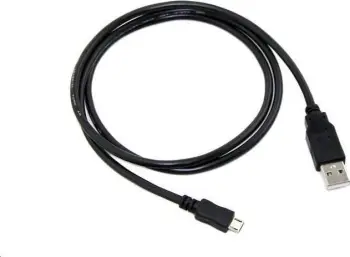 Kabllo C-Tech USB-A - microUSB, 0.5m, e zezë