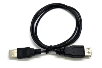 Kabllo C-Tech USB-A në USB-A, 3m, e zezë