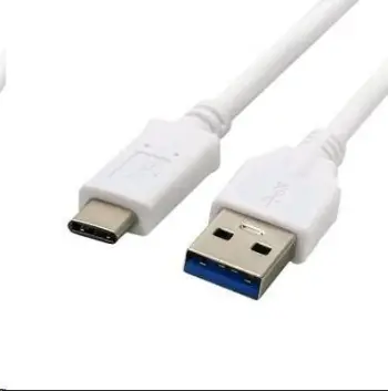 Kabllo C-Tech USB A - USB C, 1m, e bardhë