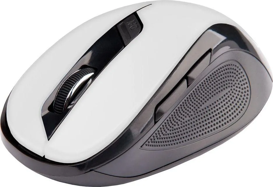 Maus C-Tech WLM-02W, wireless, USB, i bardhë dhe i zi - 2