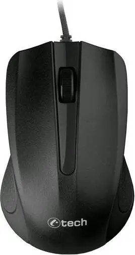 Maus C-Tech WM-01BK, me kabllo, USB, i zi