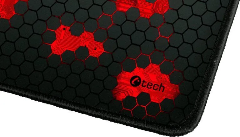 Mauspad C-Tech Anthea Cyber Red, M, i kuq - 3