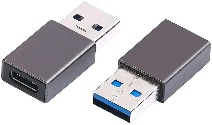Përshtatës C-TECH USB-C - USB-A, USB 2.0, F/M - 1
