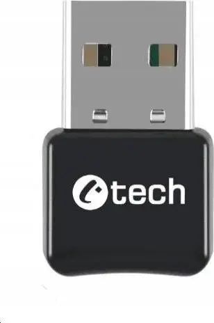 Përshtatës C-TECH Bluetooth, USB, i zi