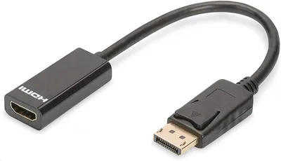 Përshtatës C-TECH, DisplayPort - HDMI, M/F, i zi - 1