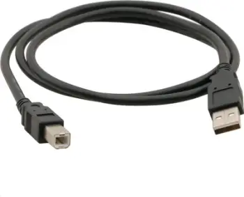 Kabllo USB C-Tech USB-A - USB-B (CB-USB2AB-18-B), 1.8 m, e zezë