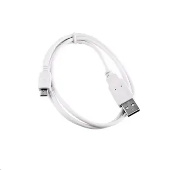 Kabllo C-Tech USB A - MicroUSB CB-USB2M-20W, 2m, e bardhë