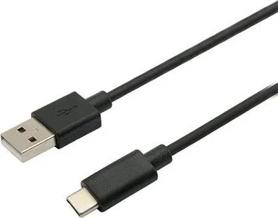 Kabllo USB C-Tech CB-USB2C-20B, USB-A në USB-C, 2m, e zezë - 1