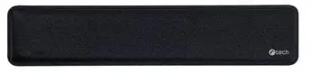Mbështetëse për kyçe C TECH KPG 01, xhel, 450x93x25mm, e zezë