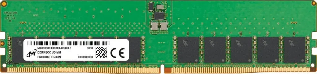 Memorie Micron MTC20C2085S1EC48BA1R, 32GB, DDR5, 4800MHz, ECC UDIMM - 1