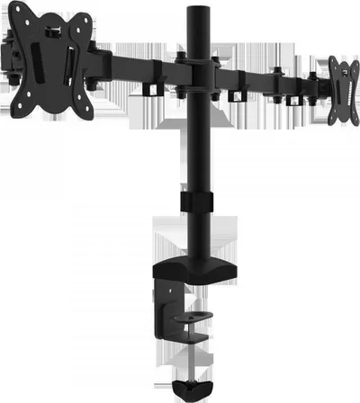 Mbajtëse Cabletech për 2 monitorë UDT-C024 13-27 ", e zezë - 1