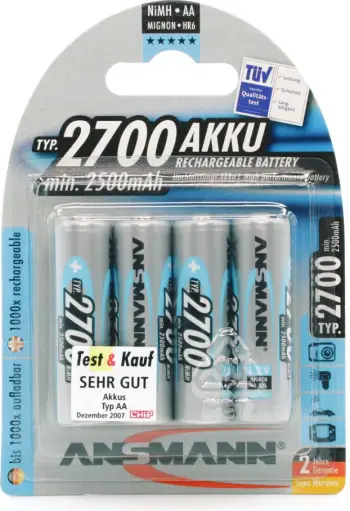 Bateri AA/ R6 Ansmann, 1.2V, 4 copë