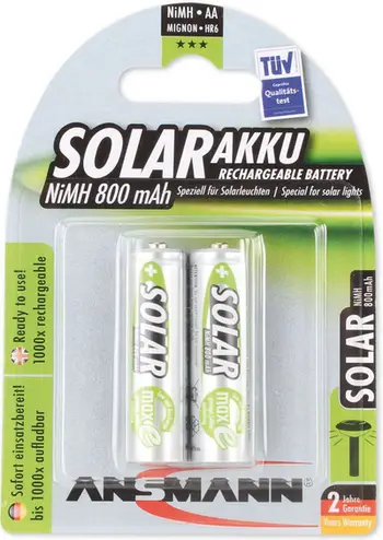 Bateri Ansmann Solar AA / R6, 800mAh, 2 copë