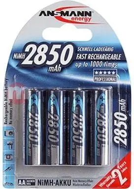 Set baterish Ansmann AA / R6 2850mAh, 4 copë