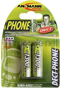 Bateri Ansmann AA / R6, 1300 mAh, 2 copë
