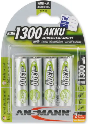 Bateri Ansmann AA / R6, 1300mAh, 4 copë