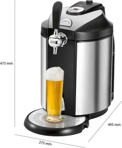 Ftohës birre Clatronic BZ 3740, i argjendtë - 1
