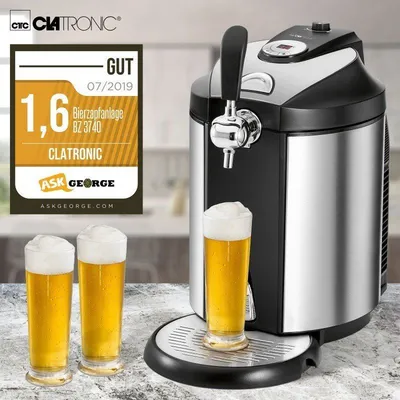 Ftohës birre Clatronic BZ 3740, i argjendtë - 5