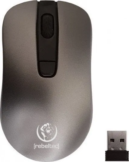Maus Rebeltec Star, wireless, USB, i argjendtë - 1