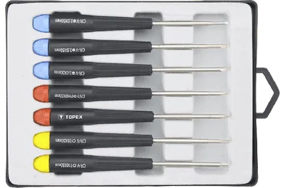 Kompleti i kaçavidave Topex Precision, 7 copë - 1