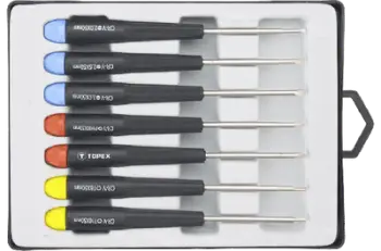 Kompleti i kaçavidave Topex Precision, 7 copë